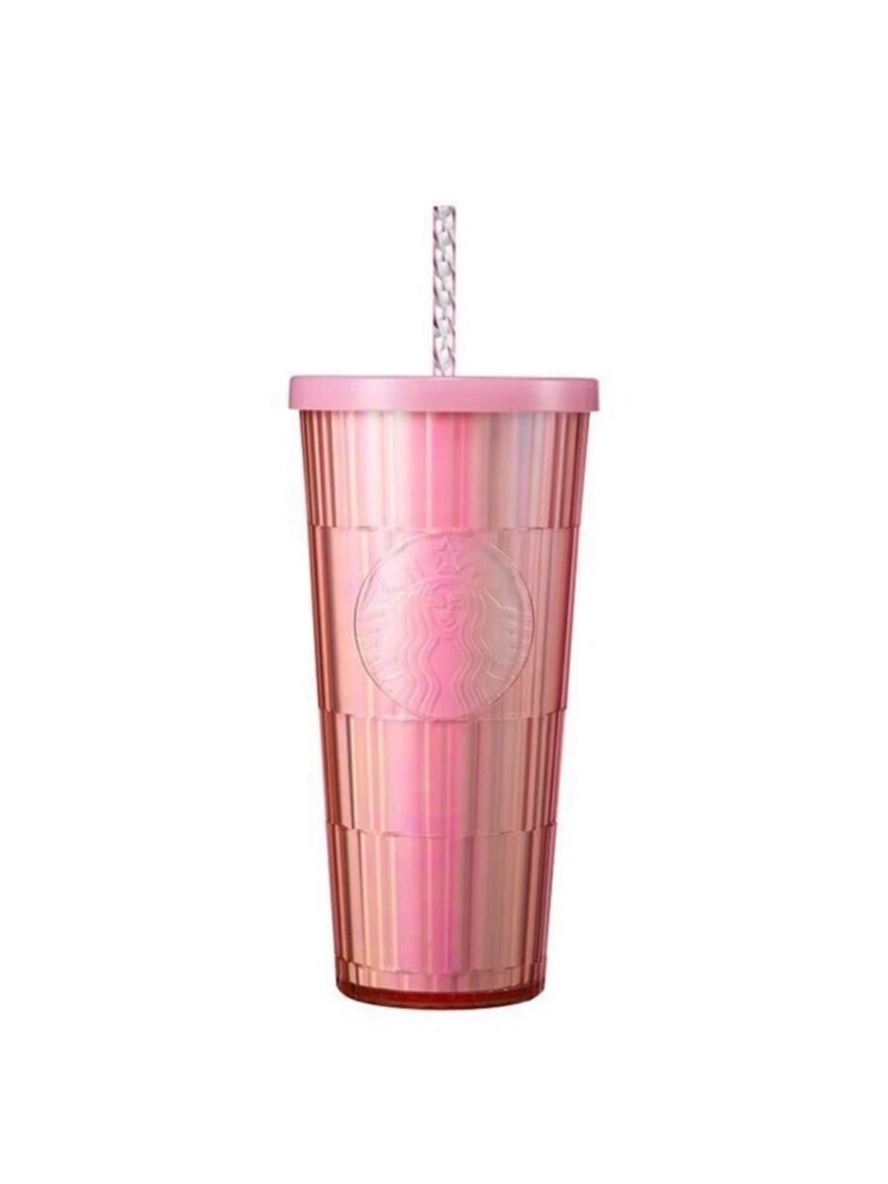 New Starbucks Korea 2023 Summer Zaha Pink Cold Cup Prism Overseas 591ml